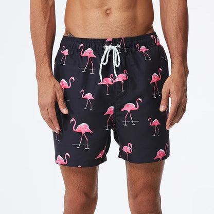 Men's Summer Print Beach Shorts: Swim, Surf & Workout Trunks