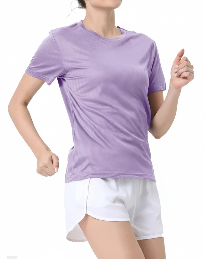Women's Quick-Dry Sport T-Shirt Lightweight Gym Tee