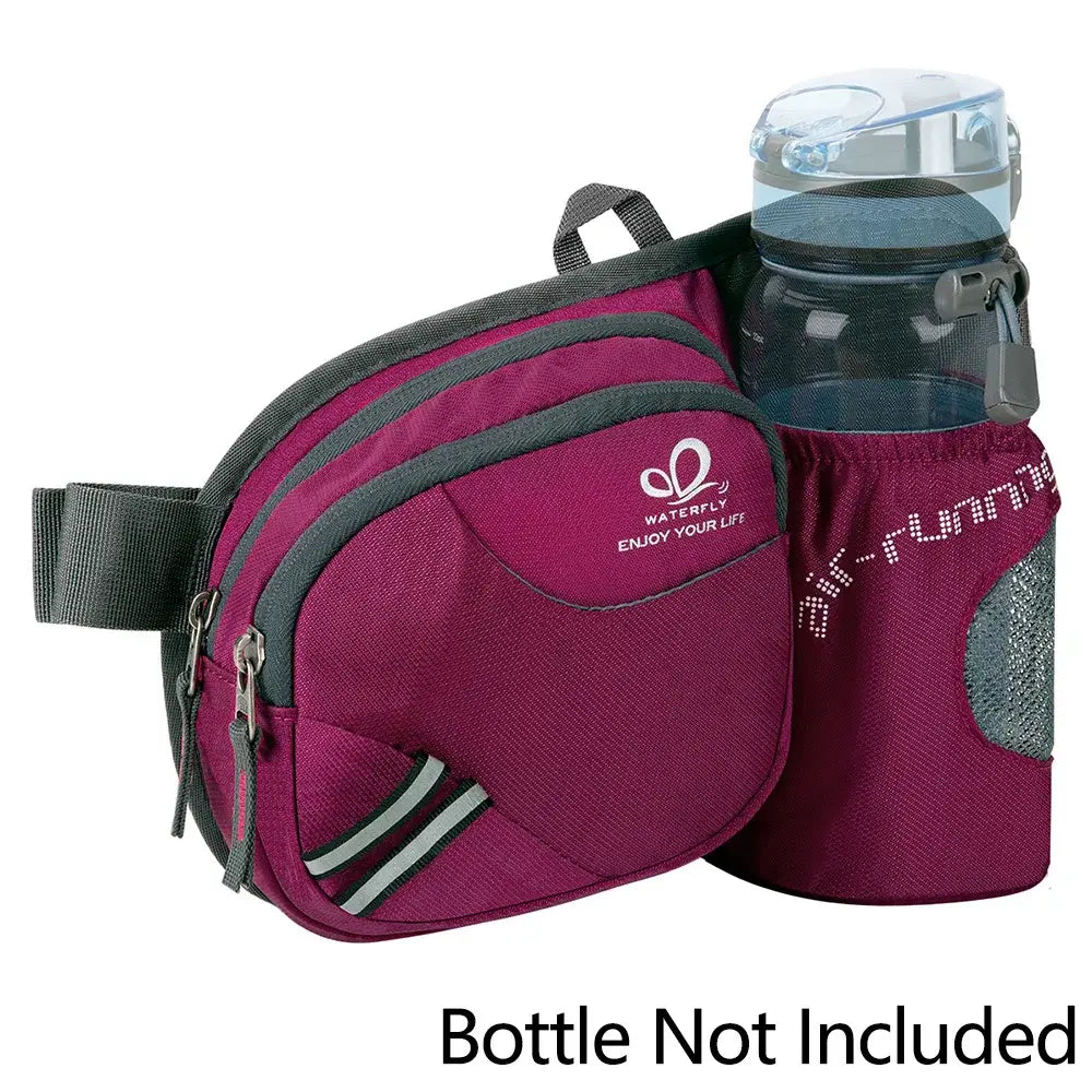 Hiking Waist Bag with Water Bottle Holder Running & Travel