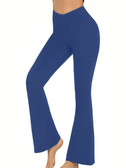 V Cross Bootcut Leggings Bell Bottoms Yoga Pants