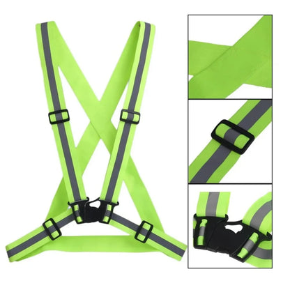 Durable Reflective Safety Vest for Nighttime Activities