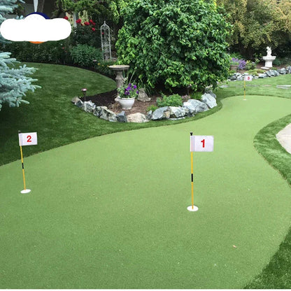 Portable Golf Practice Set  Hole Cup  Flag  Training Tool
