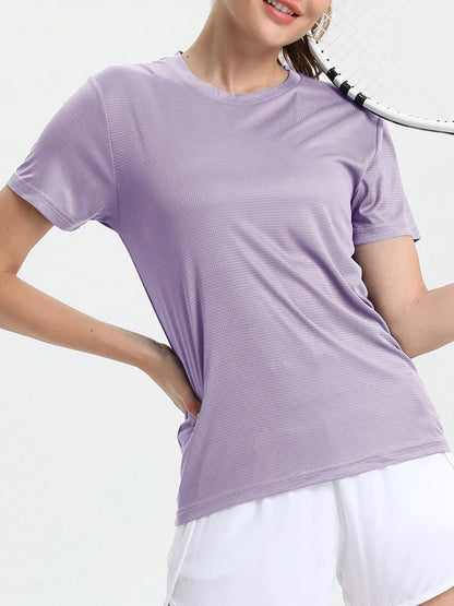 Women's Quick-Dry Sport T-Shirt Lightweight Gym Tee