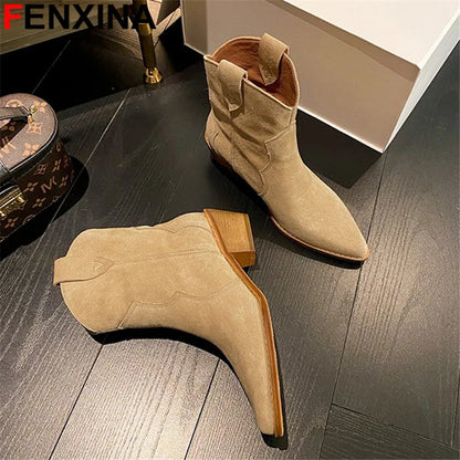 Comfortable and Trendy: Western Ankle Boots