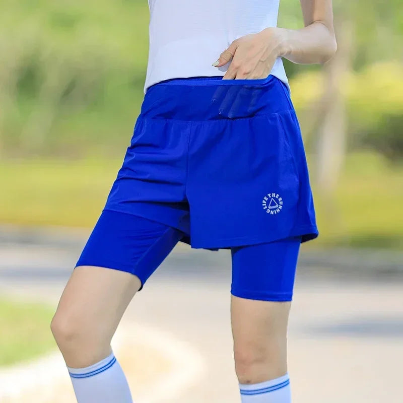 High-Waist Women's Workout & Yoga Shorts