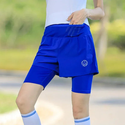 High-Waist Women's Workout & Yoga Shorts