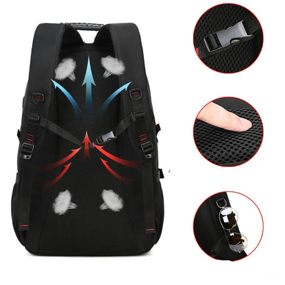 50L Waterproof Backpack with Shoe Compartment