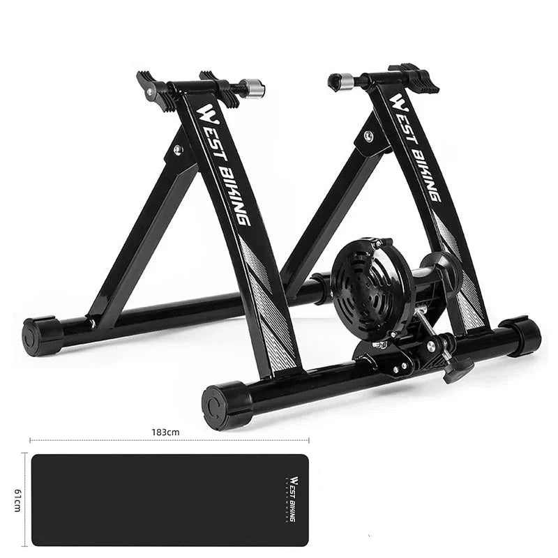 Realistic Indoor Cycling Experience Bike Trainer with Rollers
