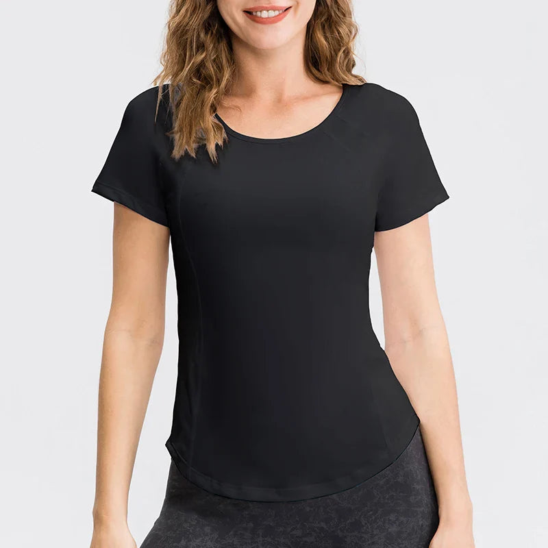 Quick Dry Performance Yoga T Shirt