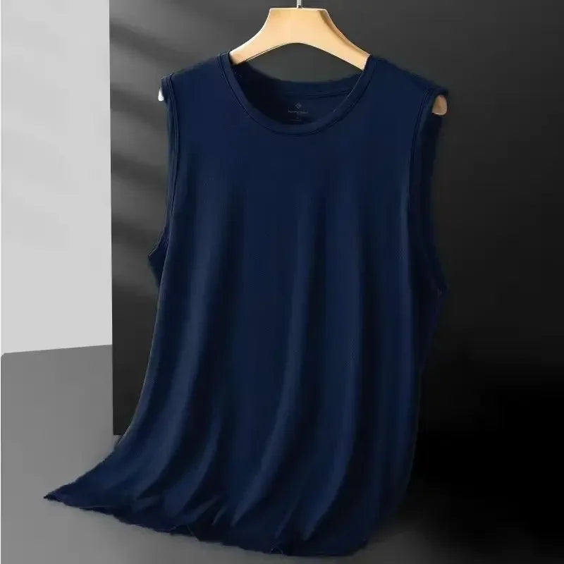 Men's Ice Silk Mesh Tank Breathable Summer Vest