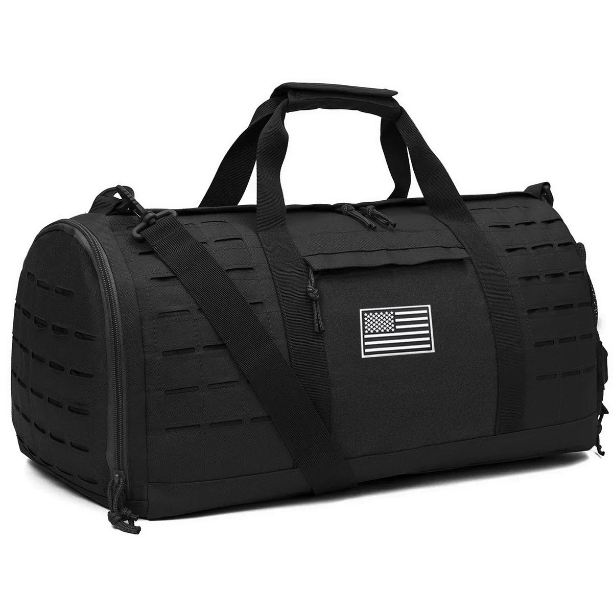 Tactical Fitness & Travel Bag with Shoe Compartment