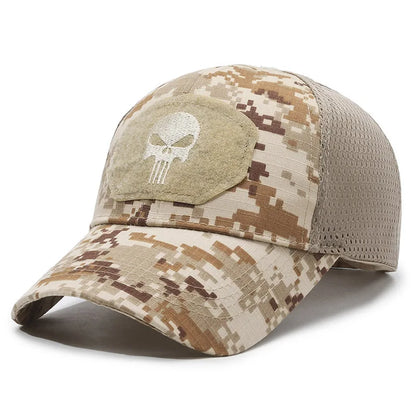 Breathable Tactical Sun Outdoor Half-Net Baseball Cap