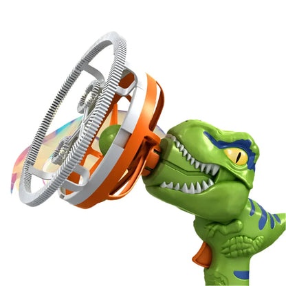 2-in-1 Electric Bubble Gun Toy  Dinosaur Bubble Machine for Kids