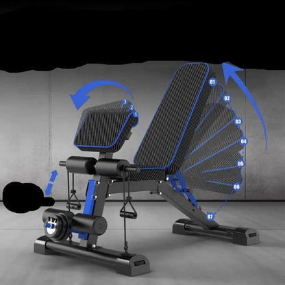Adjustable Foldable Weight Bench for Home Gyms
