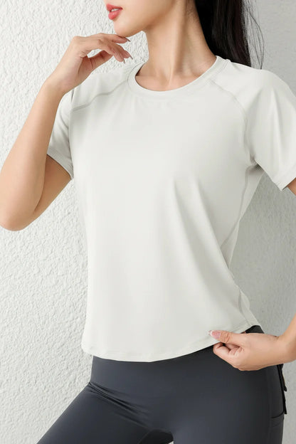 Women's Loose Quick-Dry Mesh Sports T-Shirt