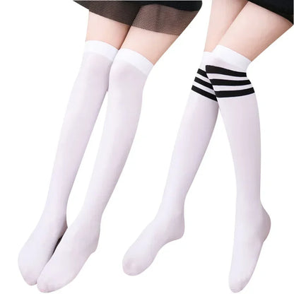 Kids' Velvet Stripe Socks