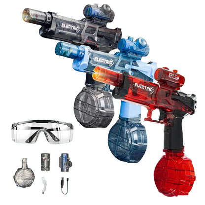 Summer Fun Unleashed Automatic Water Gun with Colorful Lights