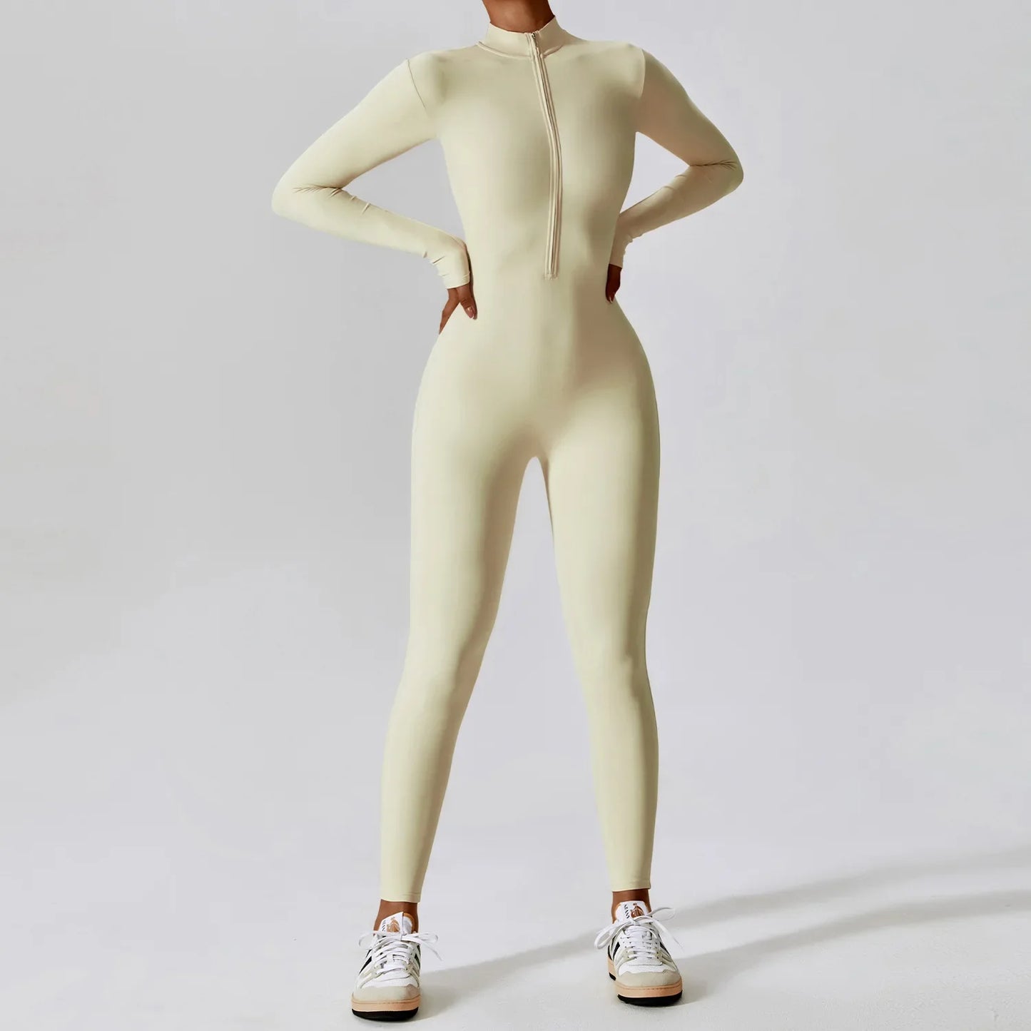 Winter Workout Wear  Cozy Jumpsuit
