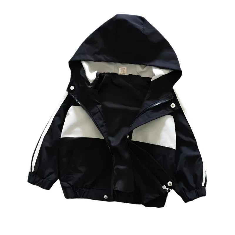 Lightweight Boys' Hooded Jacket for Spring and Autumn