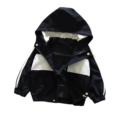 Lightweight Boys' Hooded Jacket for Spring and Autumn