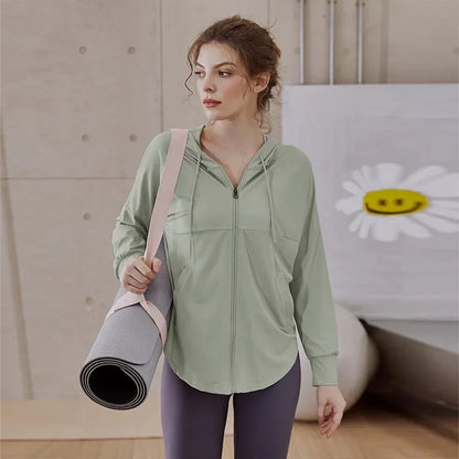 Women’s Quick-Dry Sun Protection Fitness Jacket
