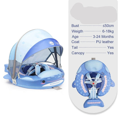 Float 2 Canopy & Chest Support for Safe & Fun Baby Swimming