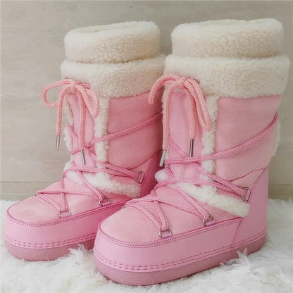Stay Warm in Style  Winter Fur Boots