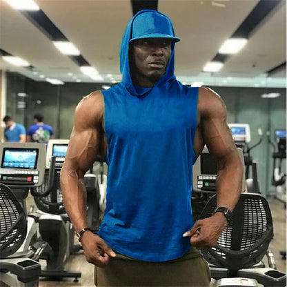 Cool Breathable Stringer Hoodies for Gym and Running