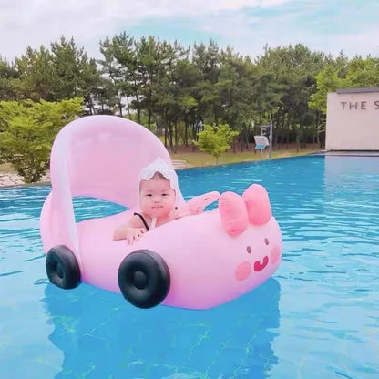 Safe Summer Swim  Inflatable Rings & Umbrellas for Babies