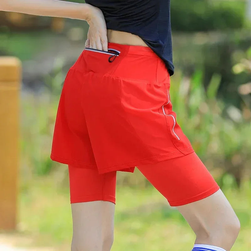 High-Waist Women's Workout & Yoga Shorts