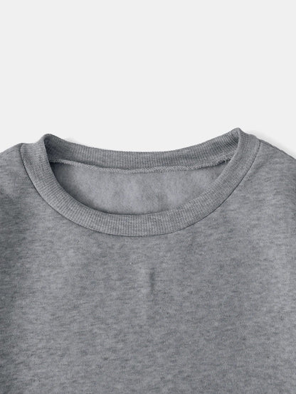 Cozy and Stylish Letter Print Sweatshirt