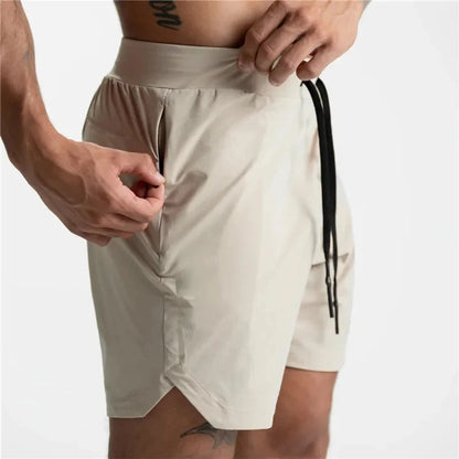Men's Performance Shorts Quick Dry  Zipper Pocket