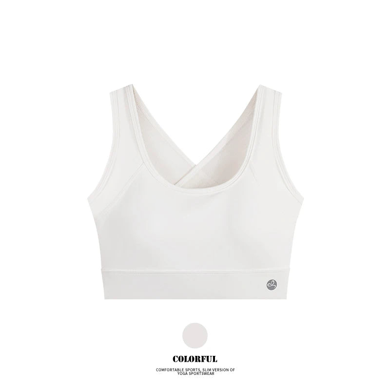 High Support Fitness Bra: Padded Gym & Running Top for Women