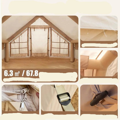 Waterproof  Inflatable Camping Tent with Pump