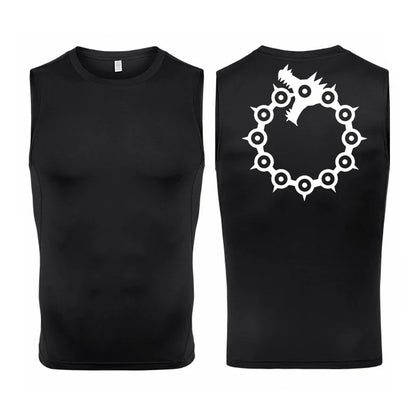 Men's Anime Inspired Compression Tank