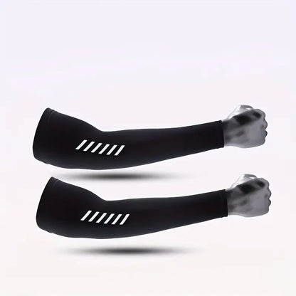 UV Protection Ice Silk Cooling Arm Sleeves for Cycling & Sports