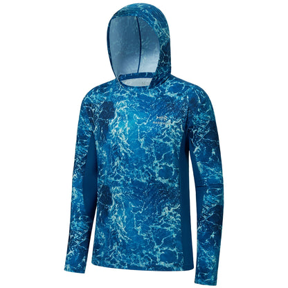 Camo Hoodie Shirt with Face Mask