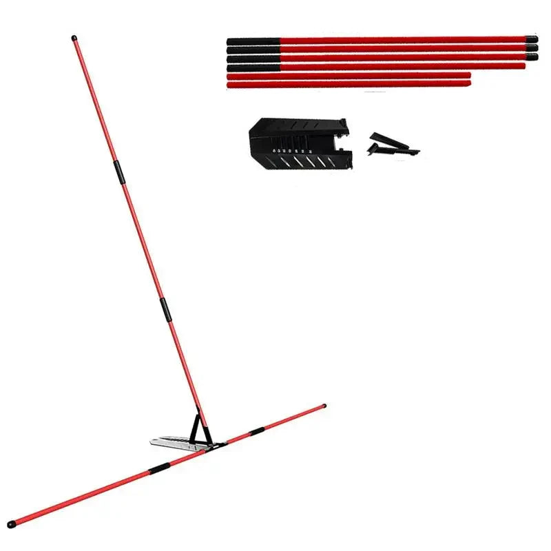 Golf Swing Alignment Rod & Practice Plate Angle Adjustment Aid