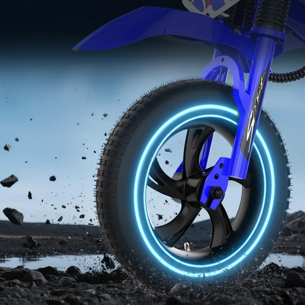 Kids' Electric Motorcycle: 10 MPH, 7-Mile Range & Speed Modes