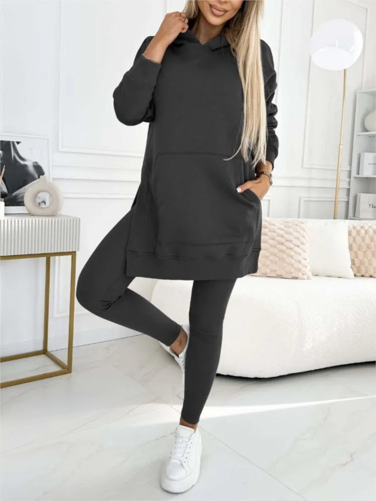 Perfect Winter Outfit  Hoodie and Leggings Set