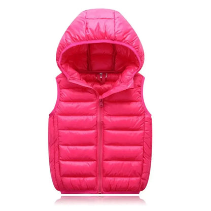 Winter Essentials Hooded Vests for Kids