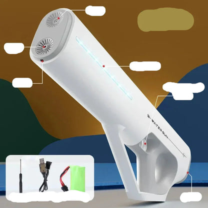 High-Pressure Automatic Water Gun with LED Lights