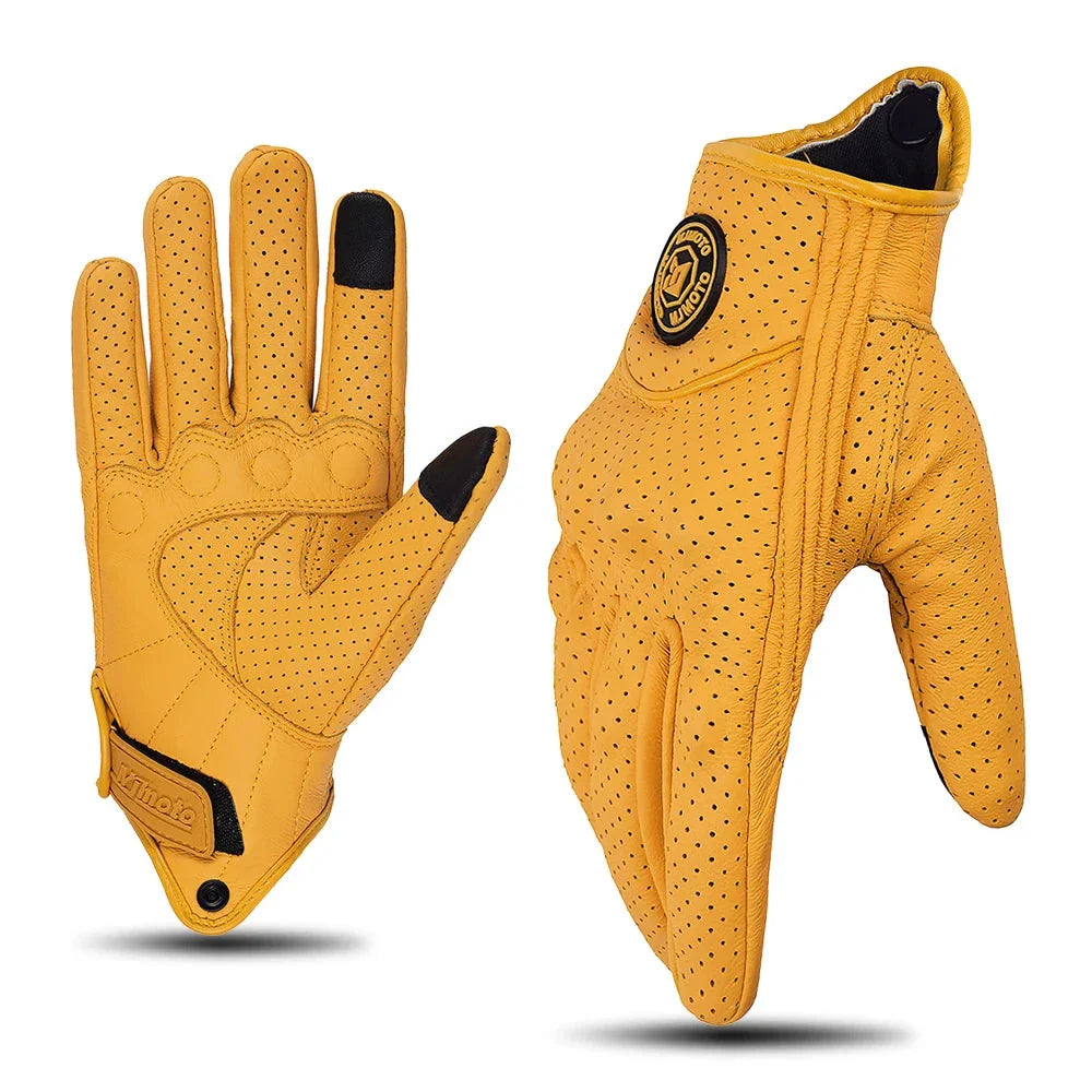 Classic Style Modern Comfort Retro Motorcycle Gloves