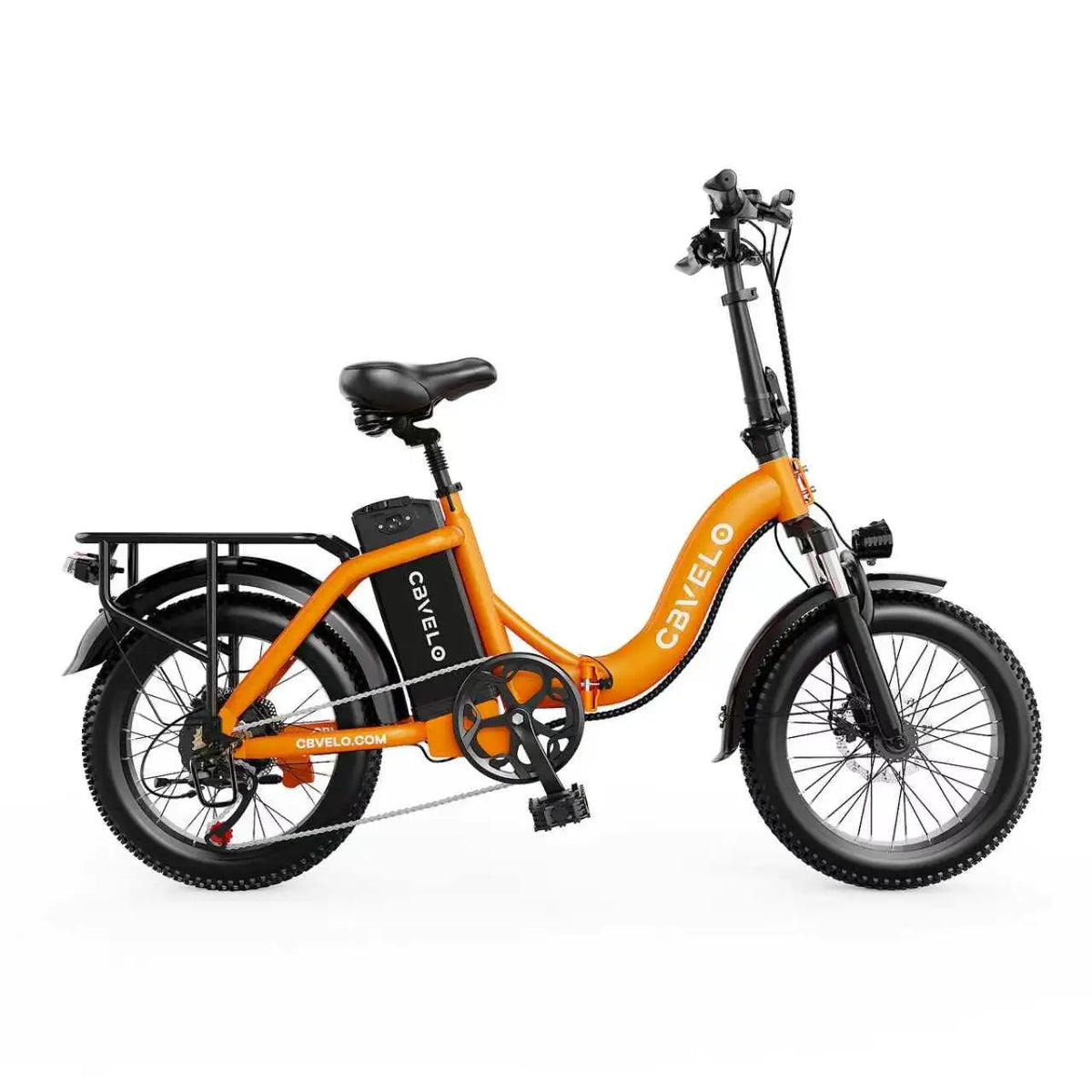 Cybervelo 1000W Foldable Fat Tire E-Bike 48V 20.8Ah Mars700