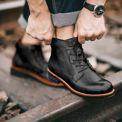 Crafted for Style: Handmade Leather Men's Boots