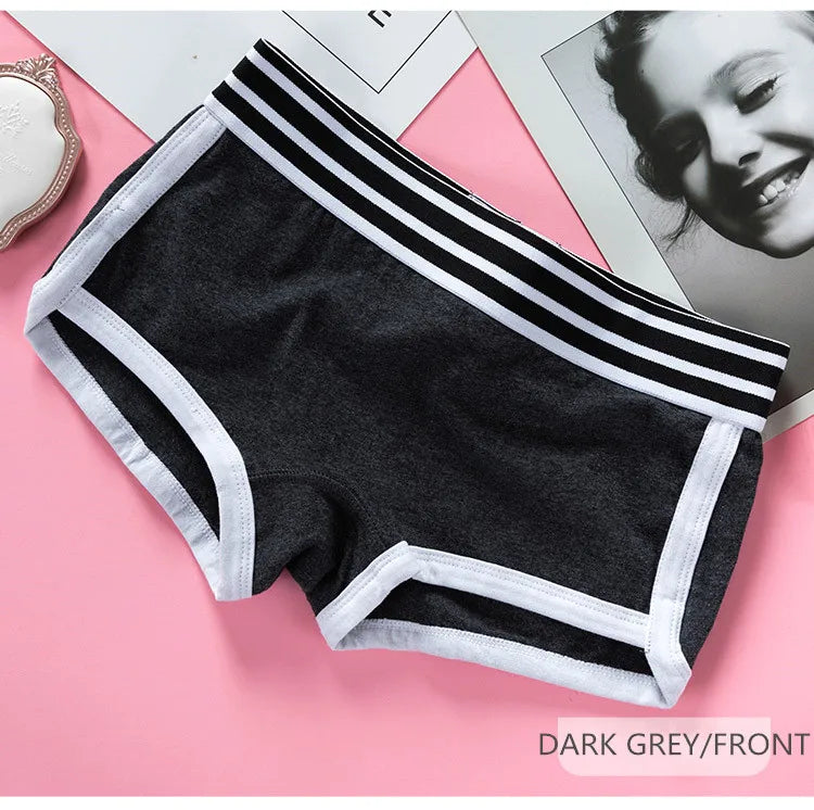 Comfortable Cotton Boxer Briefs for Women