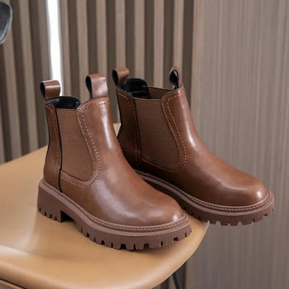 Crafted for Comfort: Genuine Leather Chelsea Boots