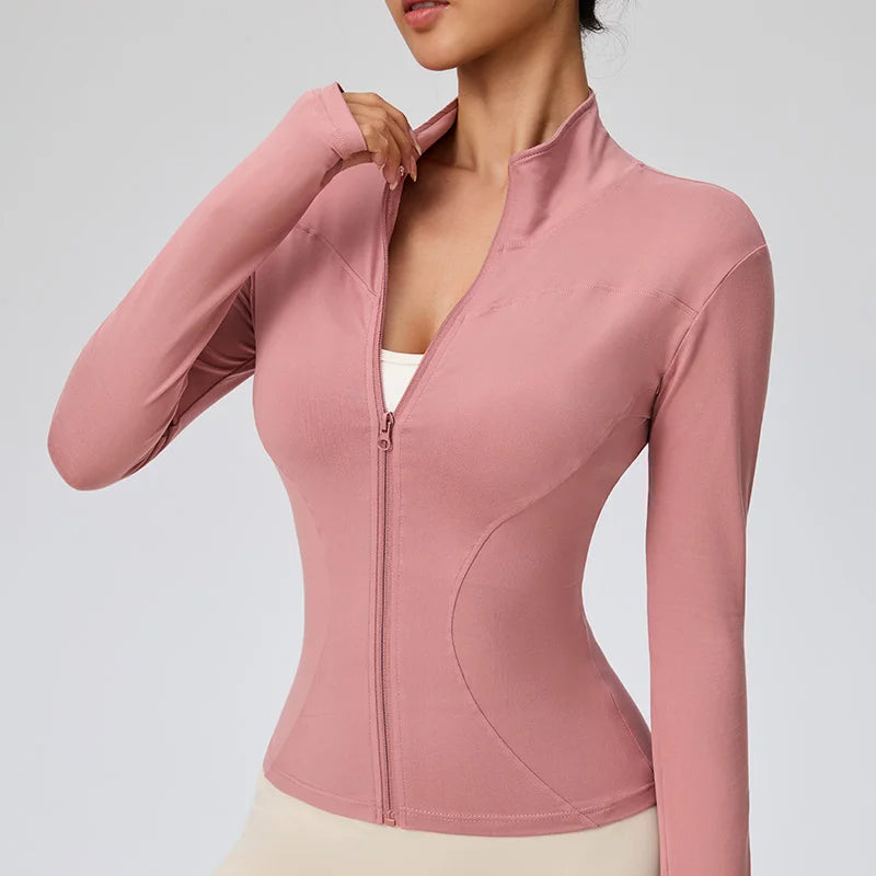 Women’s Fall Pilates Jacket Quick-Dry Gym & Running Gear