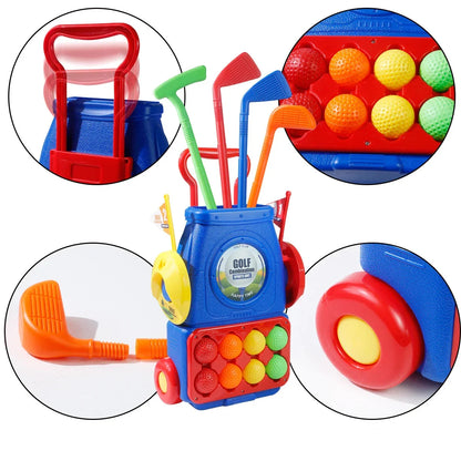 Perfect Golf Gift Kids Golf Cart Set for Holidays and Beyond