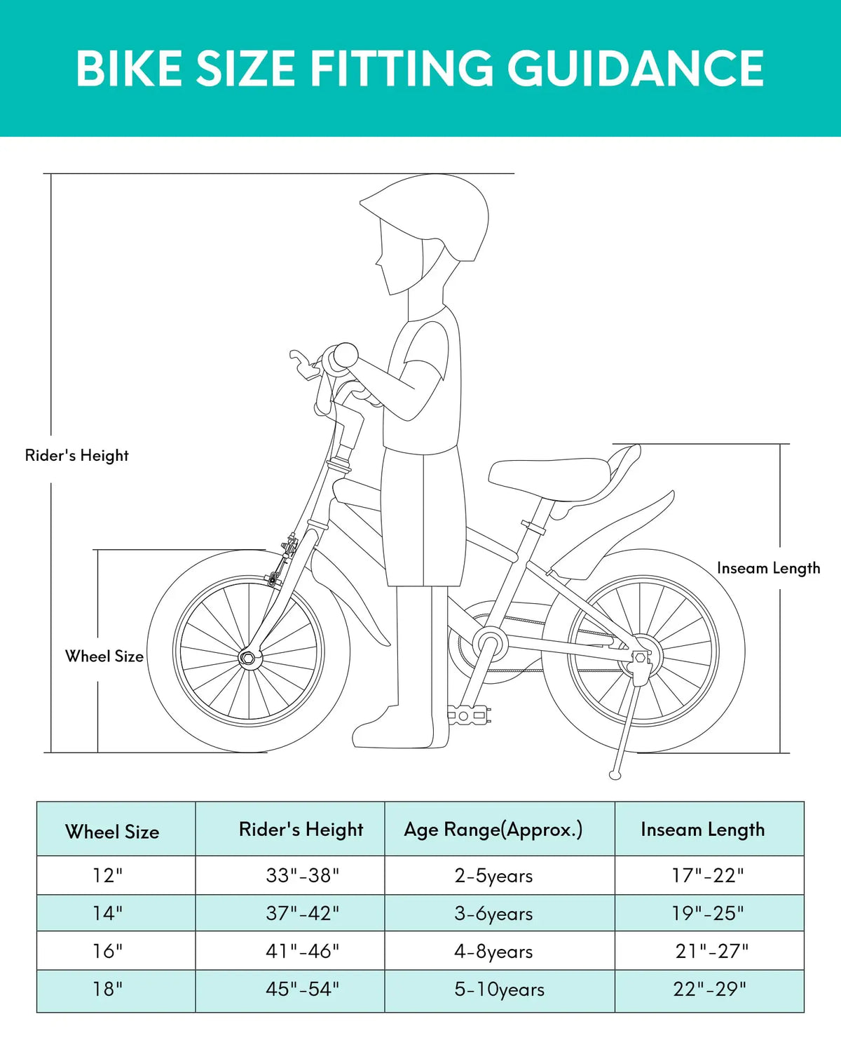 Kids' Bike with Training Wheels & Dual Handbrakes